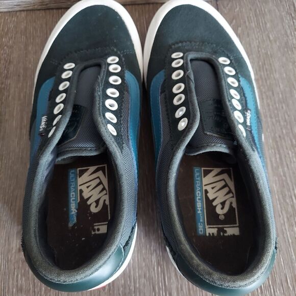 Vans Chima PRO 2 Mesh Darkest Spruce Men's Classic Skate Shoes 7 - Picture 6 of 11